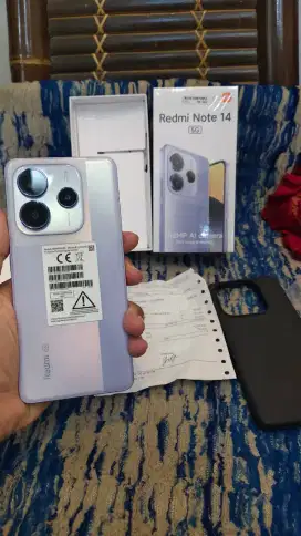 Redmi note 14 5G 8/256 mulus 100% like new nota ada