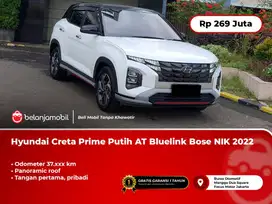 [ PANORAMIC ] Hyundai Creta Prime Putih AT Bluelink Bose 2022/2023