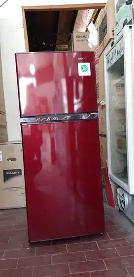 Kulkas sharp 2 pintu second