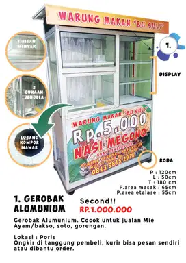 Gerobak Alumunium