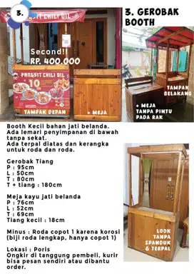 Booth Kecil Second!!