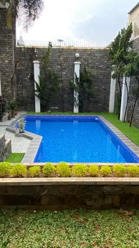 Rumah Kebayoran Baru Pati Unus 2 Lt, LT 1026 m2, Hook, Swimming Pool