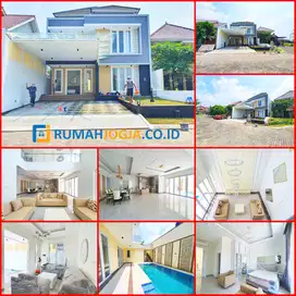 rumah mewah dengan kolam renang dalam perumahan jln kaliurang Km 9