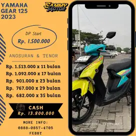 YAMAHA GEAR 125 2023 DP 1.5jt