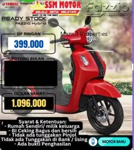 [Motor Baru] YAMAHA FAZZIO HYBRID DP 400RB