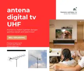 Pasang baru antena digital tv jernih