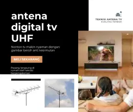 Pasang antena di rumah pake digital antena