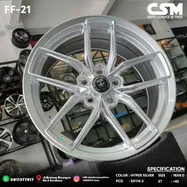 Velg FF21 R18. Untuk Alphard,Vellfire,Innova,Xpander,Accord,CRV,Camry