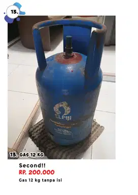 Gas 12 kg tanpa isi