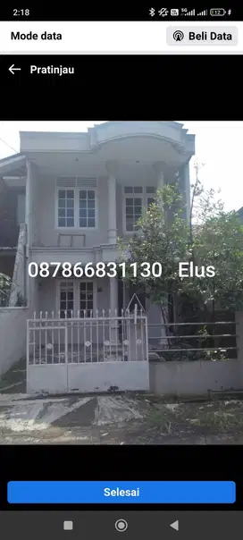 Sewa rumah tingkat 4 KT, 3 KM di blok FE 9 /5