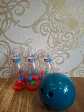 Mainan anak bowling asli merek little tikes