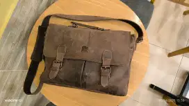 Tas selempang kerja dari bahan kulit sapi asli - Reven Leather Asgard