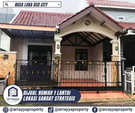 RUMAH STRATEGIS 1 LANTAI DI NUSA LOKA BSD -ARB119..
