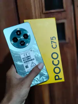 Poco C75 Ram 6/128gb Baru dipakai 5hari saja garansi full 15bulan