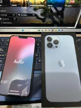 IPHONE 13 PRO MAX 128GB BLUE BH82% BEKAS GARANSI RESMI