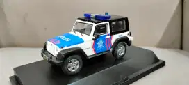 Diecast/miniatur Jeep Rubicon