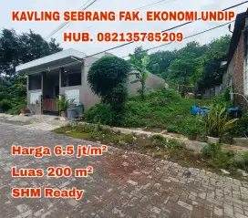 Tanah Murah Strategis Di Kawasan UNDIP