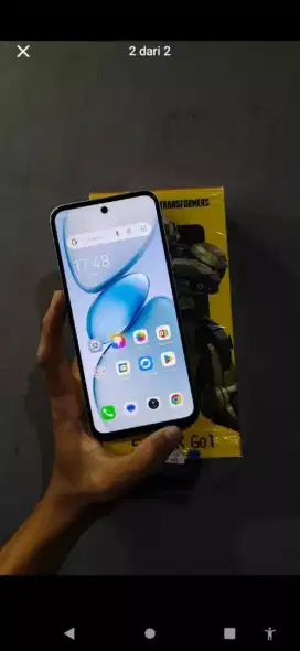 Tecno spark go 1 ram 4+4/64 mulus lengkap