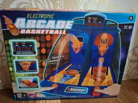 Mainan basket anak anak dengan baterai