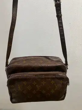 Messenger bag louis vuitton monogram vintage original(sale) harga net