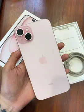 iPhone 15 Plus 256GB BH 87% Pink Garansi On iBox (07/06/2025)
