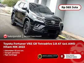Toyota Fortuner VRZ GR Tetradrive 2.8 AT 4x4 AWD Hitam 2022/2023