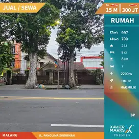 Dijual Rumah Bagus bisa Untuk Usaha di Area Rampal Klojen Malang