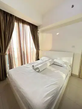 DIJUAL APARTEMEN TREEPARK 56M2 FURNISHED HARGA NEGO