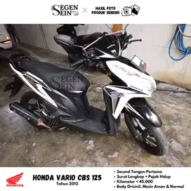 MOTOR HONDA VARIO CBS 125 CC 2012 TANGAN PERTAMA DARI BARU MULUS NEGO
