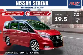 NISSAN SERENA HWS 2019 TWO TONE 2.0 AT LOW KM.51RB PAJAK PANJANG #F2ST