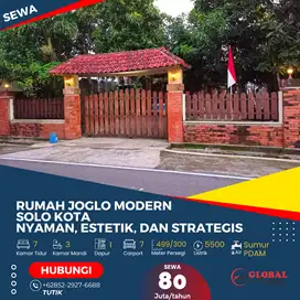 Rumah Joglo Solo Kota Modern Nyaman, Estetik, dan Strategis