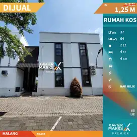 Dijual Rumah Kos Furnish Selangkah dari Binus di Araya Malang