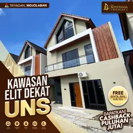 Hunian 2 Lantai Scandinavian di Kota Solo Dekat Kampus UNS