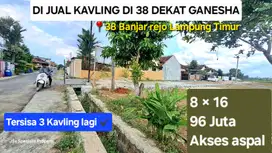 Tanah kavling Komplek Ganesha 38 Banjarejo, harga 90 juta an