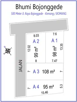 Terima SHM Tanah Kavling Kab Bogor, 10 Menit Stasiun Bojong Gede