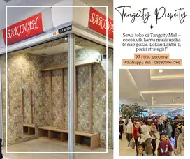 Unit Lantai 1 B126 Siap Pakai di Tangcity Mall, Usaha High Traffic!