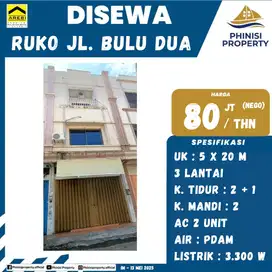 Ruko jl bulu dua, antara jalan veteran dan latimojong