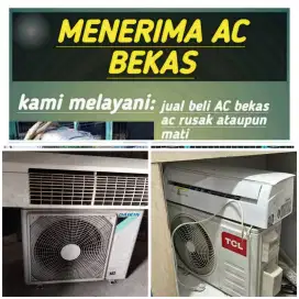 Terima ac bekas rusak