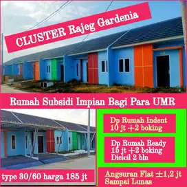 DP Ckp 10 jt dpt Rumah Subsidi Mewah di Rajeg Gardenia