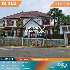 Dijual Rumah di Villa Puncak Tidar Malang Mewah Luas Asri