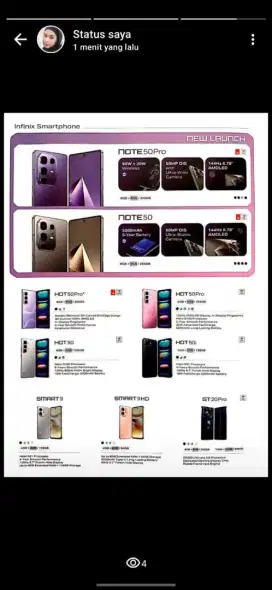 INFINIX NOT 40 PRO DAN INFINIX NOT 50 PRO