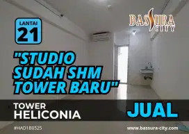 Jual STUDIO SHM Lantai 21 Tower Baru Apartemen Bassura City