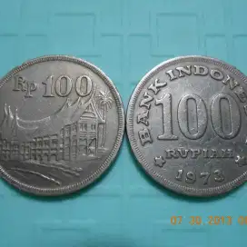 JUAL KOIN KUNO ANTIK 100 TAHUN 1973