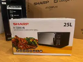 SHARP Microwave Oven with Grill R-728(K)-IN 25L