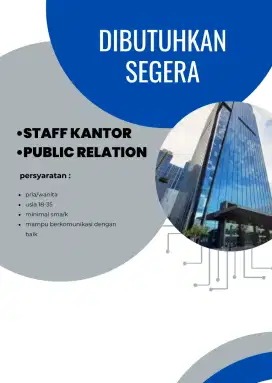 Dibuka lowongan pekerjaan