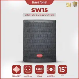 Subwoofer aktif baretone sw15 sw 15 1300 15 inch