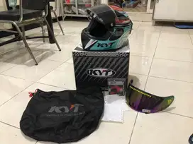 Helm KYT R10 Aqua Marine Full face size XL