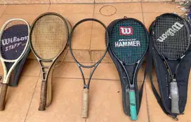 Dijual borongan apa adanya raket Tennis Prince,Wilson,Yonex.
