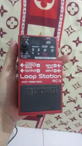 Jual epek boss loop mulus normal
