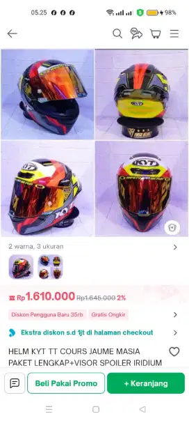 Helm KYT TTC size M